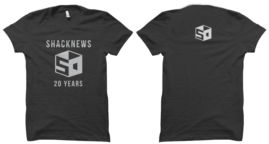 Shacknews 20th Anniversary E3 T-Shirt